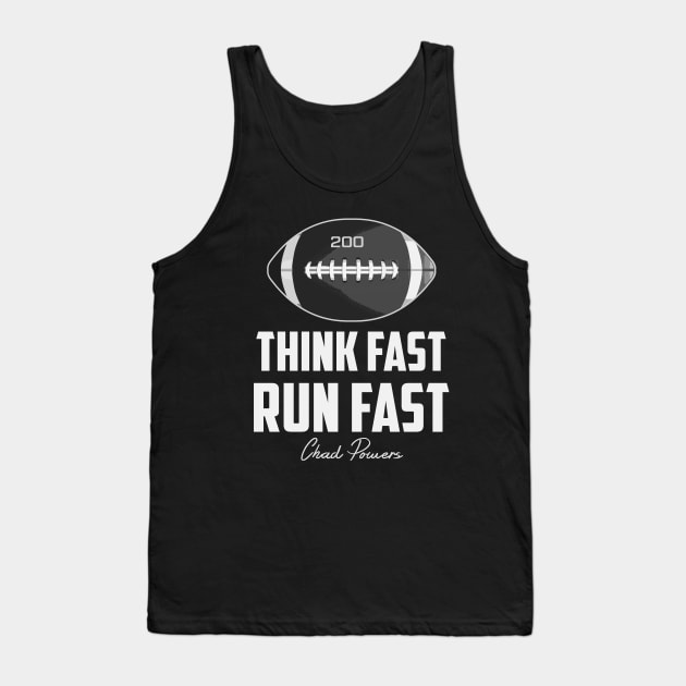 think fast run fast Tank Top by NelsonPR